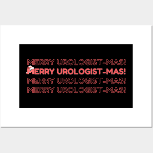 Merry Christmas urology doctor Posters and Art